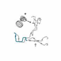 OEM 2004 Ford Expedition Lower Hose & Tube Diagram - 4L1Z-3A713-AA