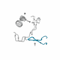 OEM 2002 Ford Expedition Pressure Hose Diagram - 2L1Z-3A719-GA