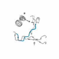 OEM 2003 Ford Expedition Upper Hose & Tube Diagram - 3L1Z-3A713-BA