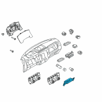 OEM 2014 Ford F-150 Dash Control Unit Diagram - EL3Z-19980-B