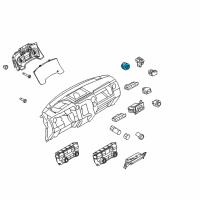 OEM 2012 Ford F-150 Headlamp Switch Diagram - 9L3Z-11654-CA