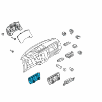 OEM 2010 Ford F-150 Dash Control Unit Diagram - AL3Z-19980-K