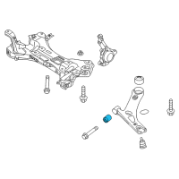 OEM Kia Rio Bush-Front Lower Arm"A" Diagram - 54551H8000