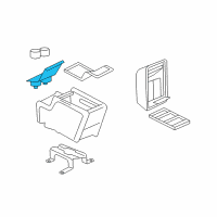 OEM 2003 Lincoln Aviator Cup Holder Diagram - 2C5Z-7813562-AAA