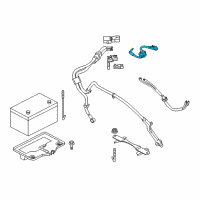 OEM 2017 Nissan 370Z Cable Assy-Battery Earth Diagram - 24080-1EA0A