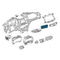 OEM 2018 Cadillac CT6 Module Diagram - 84464948