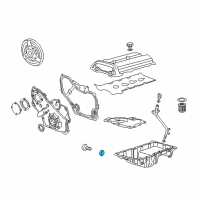 OEM Oldsmobile Alero Seal, Oil Pan Drain Plug(O Ring) Diagram - 3536966