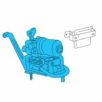 OEM Mercury Mountaineer ABS Control Unit Diagram - F5TZ2C215B