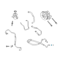 OEM 2011 Ford F-150 Pressure Line Assembly O-Ring Diagram - 9L3Z-3B602-A