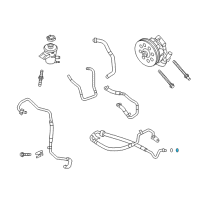 OEM 2012 Ford F-150 Pressure Line Assembly O-Ring Diagram - BC2Z-3F887-A