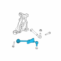 OEM 2015 Ford Mustang Front Lower Control Arm Diagram - FR3Z-3078-H