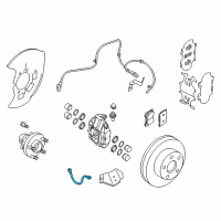 OEM 2019 Infiniti Q60 Hose Assy-Brake, Front Diagram - 46210-4HE0B