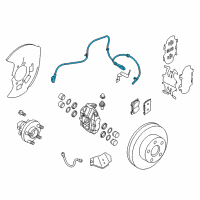 OEM 2015 Infiniti Q50 Sensor Assy-Antiskid, Front Diagram - 47910-4GA0A