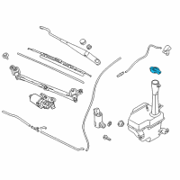 OEM Hyundai Cap-Windshield Washer Reservoir Diagram - 98623-3E000