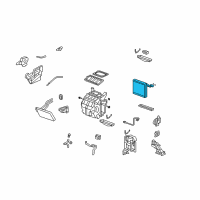 OEM Acura Evaporator Diagram - 80211-STK-A41