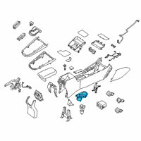 OEM 2022 Kia Forte CUP HOLDER ASSY Diagram - 84670M7500