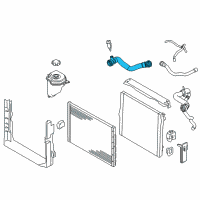 OEM 2018 BMW X5 Line Radiator-Thermostat Diagram - 11-53-7-848-370