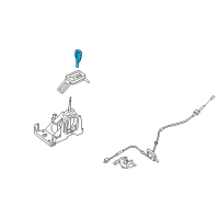 OEM Ford Taurus Shift Knob Diagram - 8G1Z-7213-CA