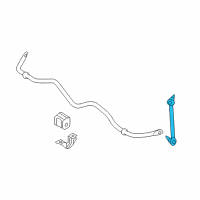 OEM 2011 Infiniti M37 Rod Connecting, Rear STABILIZER Diagram - 54668-1MA0A