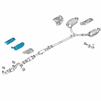 OEM 2017 Hyundai Azera Protector-Heat Front Diagram - 28791-3S500