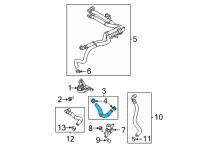 OEM 2022 Ford F-150 HOSE - WATER OUTLET Diagram - ML3Z-8A595-A