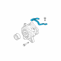 OEM Lincoln Navigator Alternator Mount Bracket Diagram - BC3Z-10153-A