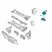 OEM Saturn LS Cylinder Asm, Brake Master Diagram - 22683095