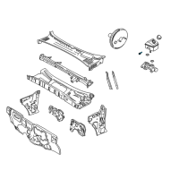 OEM 1997 Saturn SW2 Snsr, Brake Fluid Level Diagram - 21010590