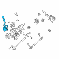 OEM 2022 Ford F-250 Super Duty Shift Lever Diagram - LC3Z-7A256-A