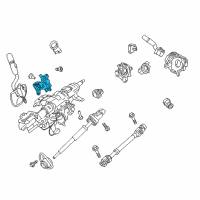 OEM 2022 Ford F-350 Super Duty Shift Housing Diagram - LC3Z-7210-A