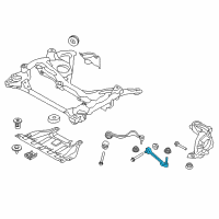 OEM 2013 BMW ActiveHybrid 3 Left Wishbone Diagram - 31-12-6-852-991