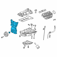 OEM 2021 Chevrolet Spark Front Cover Diagram - 12688812