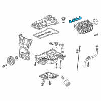 OEM 2020 Chevrolet Spark Manifold Gasket Diagram - 12647002