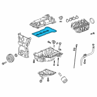 OEM Chevrolet Valve Grind Gasket Kit Diagram - 12668644