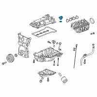 OEM 2021 GMC Terrain Filler Cap Diagram - 25202484