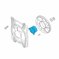 OEM 2002 Hyundai Elantra Motor-Condensor Cooling Fan Diagram - 97786-2C000