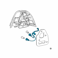 OEM 2016 Chevrolet Caprice Socket & Wire Diagram - 92252268