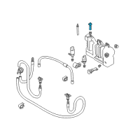 OEM BMW 540i Bleeder Valve Diagram - 61-60-8-255-245