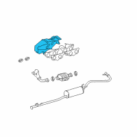 OEM 1994 Toyota T100 Heat Shield Diagram - 17167-75011