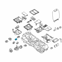 OEM 2014 Ford Taurus Hazard Switch Diagram - EG1Z-13D730-AA