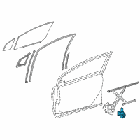 OEM 2017 Toyota Prius Window Motor Diagram - 85710-47140