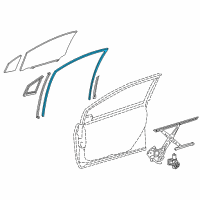 OEM 2022 Toyota Prius Prime Run Channel Diagram - 68141-47062