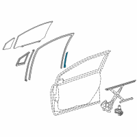 OEM 2019 Toyota Prius Sash Channel Diagram - 67403-47050