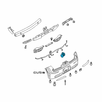 OEM Nissan Cube Sensor-Sonar Diagram - 25994-1FA1B