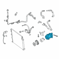 OEM 2017 Jeep Cherokee Air Conditioning Diagram - 68103197AD