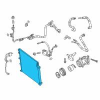 OEM 2020 Jeep Cherokee CONDENSER-Air Conditioning Diagram - 68399028AB