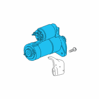 OEM 2002 Jeep Liberty Starter Diagram - 56041641AC