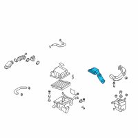 OEM 2007 Kia Rondo Duct Assembly-Air Diagram - 282101D000