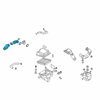 OEM 2007 Kia Rondo Hose-Air Intake Diagram - 281401D150