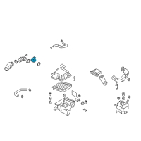 OEM 2007 Hyundai Sonata Sensor Assembly-Air Flow Diagram - 28164-25000